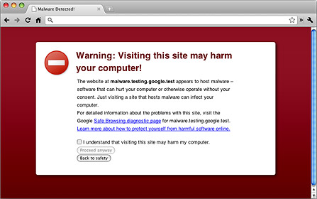 „Google Chrome“ saugus naršymas