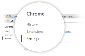„Google Chrome“ nuostatos