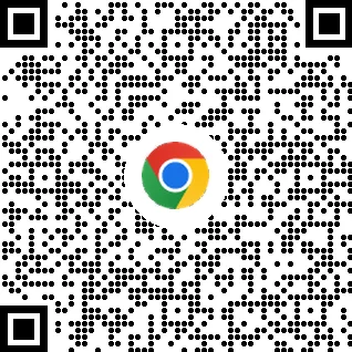 QR kodas, kuriuo pasinaudoję atsisiųsite naršyklę „Chrome“ mobiliuosiuose įrenginiuose