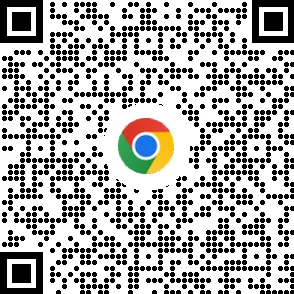 QR kodas, kuriuo pasinaudoję atsisiųsite naršyklę „Chrome“ mobiliuosiuose įrenginiuose