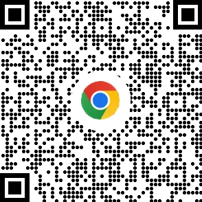 QR kodas, kuriuo pasinaudoję atsisiųsite naršyklę „Chrome“ mobiliuosiuose įrenginiuose